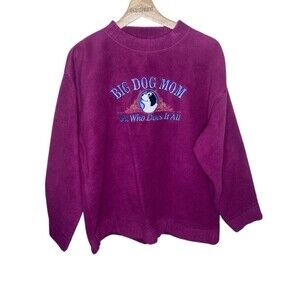 BIG DOGS Vintage Mom Fleece Sweatshirt